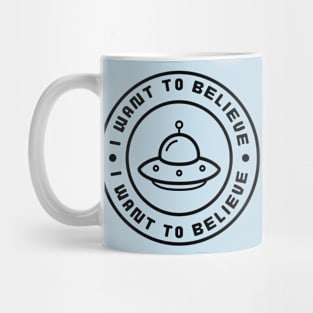 i want to belive alien Mug